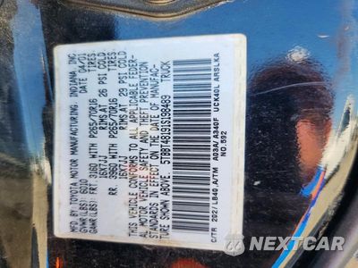 Zdjęcie 12 z 12 samochodu: 2001 TOYOTA TUNDRA ACCESS CAB LIMITED VIN:5TBBT48191S198489 - miniatura