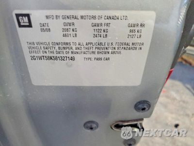 Zdjęcie 12 z 12 samochodu: 2008 CHEVROLET IMPALA LT VIN:2G1WT58K581327149 - miniatura