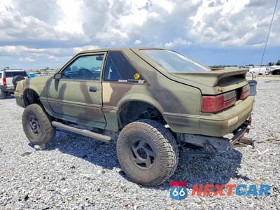 Drugie zdjęcie samochodu z przodu: 1991 FORD MUSTANG LX VIN:1FACP41M3MF175689 - miniatura