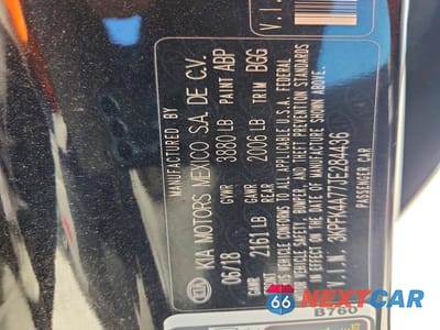 Zdjęcie 13 z 13 samochodu: 2018 KIA FORTE LX VIN:3KPFK4A77JE284436 - miniatura
