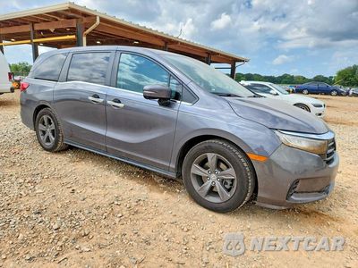 Czwarte zdjęcie samochodu z boku: 2022 HONDA ODYSSEY EX VIN:5FNRL6H54NB011271 - miniatura