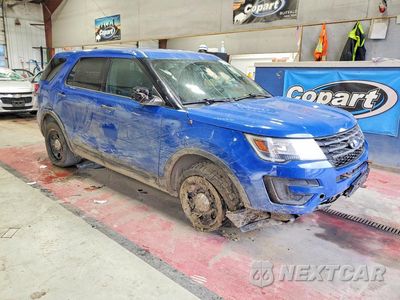 Czwarte zdjęcie samochodu z boku: 2017 FORD EXPLORER POLICE INTERCEPTOR VIN:1FM5K8AT4HGC26760 - miniatura