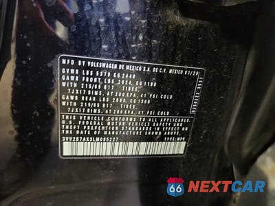 Zdjęcie 13 z 13 samochodu: 2020 VOLKSWAGEN TIGUAN SE VIN:3VV2B7AX3LM095227 - miniatura