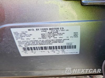 Zdjęcie 13 z 13 samochodu: 2022 FORD EDGE ST VIN:2FMPK4AP7NBA25362 - miniatura