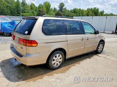 Trzecie zdjęcie samochodu z tyłu: 2002 HONDA ODYSSEY EX VIN:2HKRL18622H526228 - miniatura