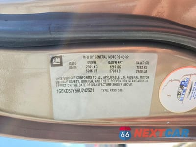 Zdjęcie 12 z 12 samochodu: 2006 CADILLAC DTS VIN:1G6KD57Y56U242521 - miniatura