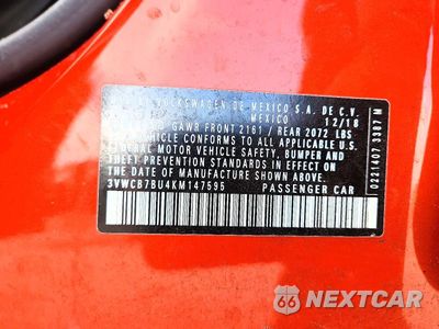 Zdjęcie 12 z 12 samochodu: 2019 VOLKSWAGEN JETTA S VIN:3VWCB7BU4KM147595 - miniatura