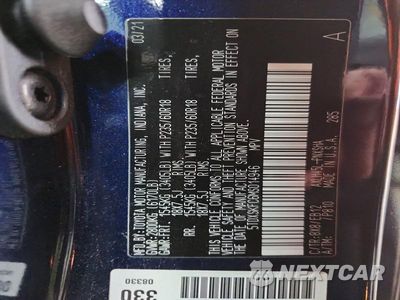 Zdjęcie 13 z 13 samochodu: 2021 TOYOTA SIENNA XSE VIN:5TDXSKFC6MS014946 - miniatura