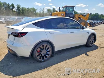 Trzecie zdjęcie samochodu z tyłu: 2023 TESLA MODEL Y VIN:7SAYGDEF3PF754883 - miniatura