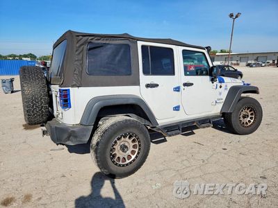 Trzecie zdjęcie samochodu z tyłu: 2016 JEEP WRANGLER UNLIMITED SPORT VIN:1C4BJWDG6GL110219 - miniatura