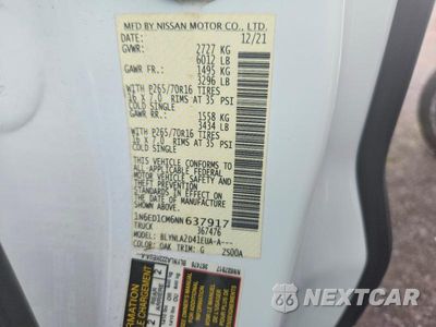 Zdjęcie 12 z 12 samochodu: 2022 NISSAN FRONTIER S VIN:1N6ED1CM6NN637917 - miniatura