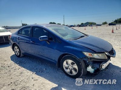 Czwarte zdjęcie samochodu z boku: 2014 HONDA CIVIC LX VIN:2HGFB2F59EH532905 - miniatura