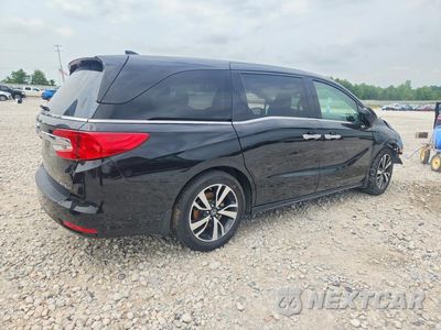 Trzecie zdjęcie samochodu z tyłu: 2018 HONDA ODYSSEY ELITE VIN:5FNRL6H98JB023355 - miniatura