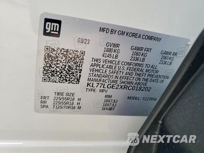 Zdjęcie 13 z 13 samochodu: 2024 CHEVROLET TRAX 1RS VIN:KL77LGE2XRC018202 - miniatura