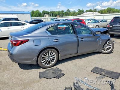 Trzecie zdjęcie samochodu z tyłu: 2018 INFINITI Q50 3.0T LUXE VIN:JN1EV7AR8JM431695 - miniatura