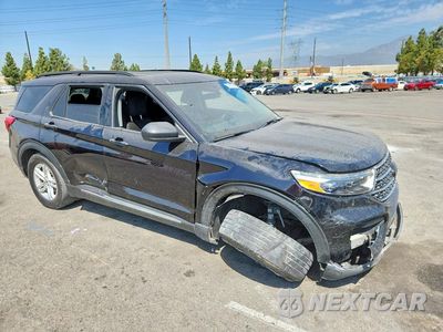 Czwarte zdjęcie samochodu z boku: 2022 FORD EXPLORER XLT VIN:1FMSK7DH9NGA60493 - miniatura