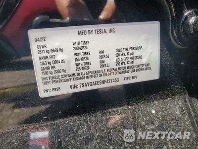 Zdjęcie 13 z 13 samochodu: 2022 TESLA MODEL Y VIN:7SAYGAEE5NF427453 - miniatura