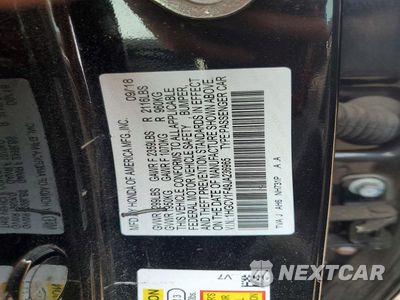Zdjęcie 12 z 12 samochodu: 2018 HONDA ACCORD EX VIN:1HGCV1F49JA236965 - miniatura
