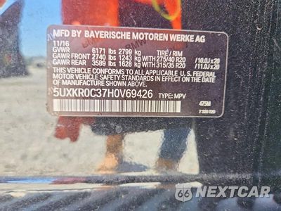 Zdjęcie 13 z 13 samochodu: 2017 BMW X5 XDRIVE35I VIN:5UXKR0C37H0V69426 - miniatura