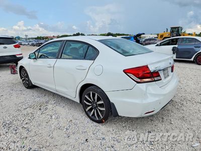 Drugie zdjęcie samochodu z przodu: 2015 HONDA CIVIC EXL VIN:19XFB2F93FE065009 - miniatura