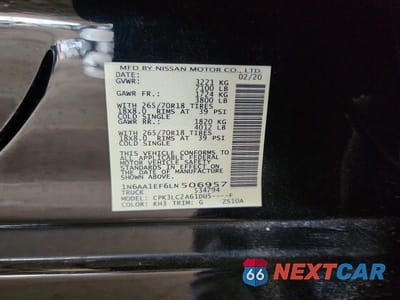 Zdjęcie 12 z 12 samochodu: 2020 NISSAN TITAN SV VIN:1N6AA1EF6LN506957 - miniatura