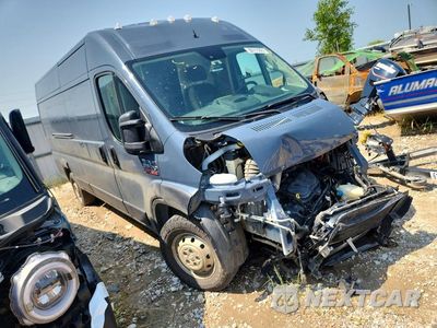 Czwarte zdjęcie samochodu z boku: 2021 RAM PROMASTER 3500 DELIVERY VAN VIN:3C6MRVJG0ME580242 - miniatura