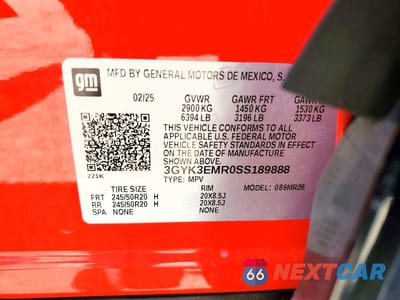 Zdjęcie 13 z 13 samochodu: 2025 CADILLAC OPTIQ SPORT VIN:3GYK3EMR0SS189888 - miniatura