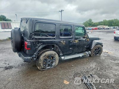 Trzecie zdjęcie samochodu z tyłu: 2023 JEEP WRANGLER SAHARA VIN:1C4HJXEN4PW635579 - miniatura