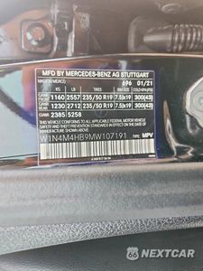 Zdjęcie 12 z 12 samochodu: 2021 MERCEDES-BENZ GLB 250 4MATIC VIN:W1N4M4HB9MW107191 - miniatura