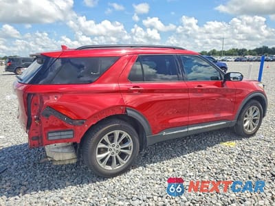 Trzecie zdjęcie samochodu z tyłu: 2020 FORD EXPLORER XLT VIN:1FMSK8DHXLGC02322 - miniatura