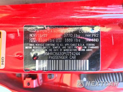 Zdjęcie 14 z 14 samochodu: 2023 HYUNDAI VENUE LIMITED VIN:KMHRC8A30PU224244 - miniatura