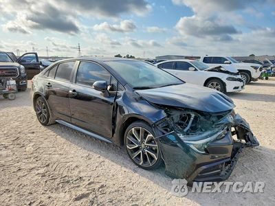 Czwarte zdjęcie samochodu z boku: 2021 TOYOTA COROLLA SE VIN:5YFS4MCE4MP064341 - miniatura