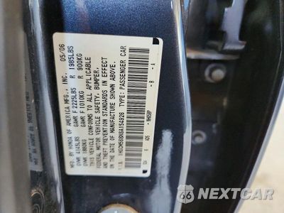 Zdjęcie 12 z 12 samochodu: 2006 HONDA ACCORD EX VIN:1HGCM568X6A154926 - miniatura