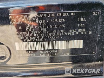 Zdjęcie 13 z 13 samochodu: 2021 TOYOTA RAV4 XLE VIN:4T3RWRFV2MU034374 - miniatura