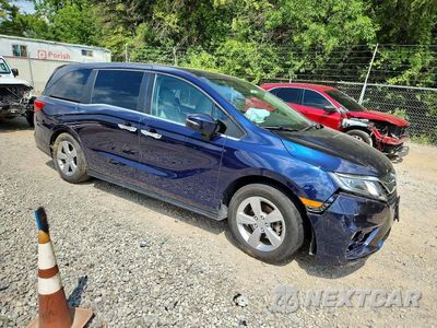 Czwarte zdjęcie samochodu z boku: 2019 HONDA ODYSSEY EXL VIN:5FNRL6H74KB123792 - miniatura