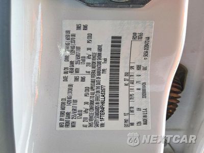 Zdjęcie 12 z 12 samochodu: 2020 FORD RANGER XL VIN:1FTER4FH6LLA53577 - miniatura