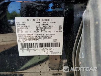 Zdjęcie 13 z 13 samochodu: 2021 FORD EDGE SE VIN:2FMPK3G9XMBA24515 - miniatura