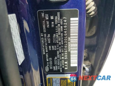 Zdjęcie 13 z 13 samochodu: 2020 KIA OPTIMA LX VIN:5XXGT4L30LG416247 - miniatura