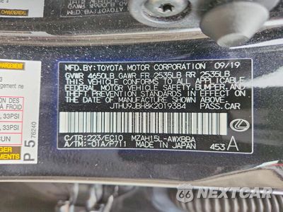 Zdjęcie 13 z 13 samochodu: 2019 LEXUS UX 250H VIN:JTHU9JBH8K2019384 - miniatura