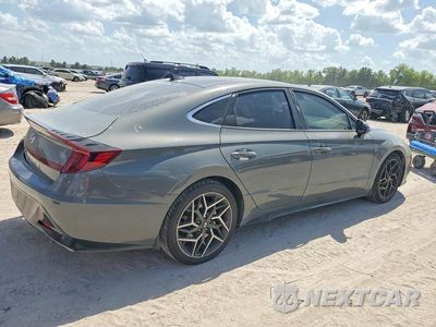 Trzecie zdjęcie samochodu z tyłu: 2023 HYUNDAI SONATA N LINE VIN:KMHL14JC5PA276779 - miniatura