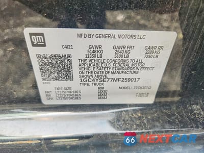 Zdjęcie 12 z 12 samochodu: 2021 CHEVROLET SILVERADO K3500 VIN:1GC4YSE77MF259017 - miniatura