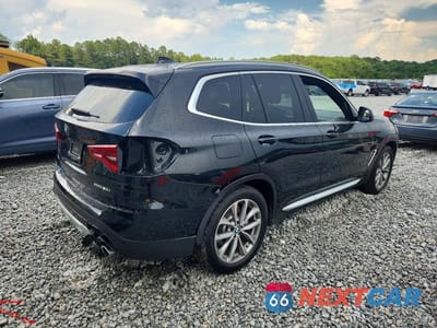 Trzecie zdjęcie samochodu z tyłu: 2019 BMW X3 XDRIVE30I VIN:5UXTR9C57KLE20209 - miniatura