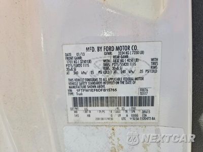Zdjęcie 12 z 12 samochodu: 2013 FORD F150 SUPERCREW VIN:1FTFW1EF6DFB15765 - miniatura