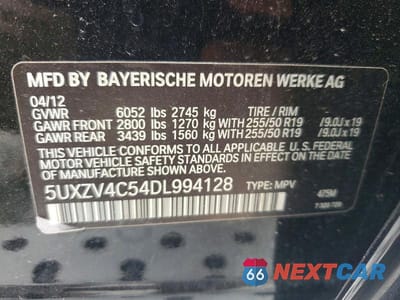 Zdjęcie 13 z 13 samochodu: 2013 BMW X5 XDRIVE35I VIN:5UXZV4C54DL994128 - miniatura