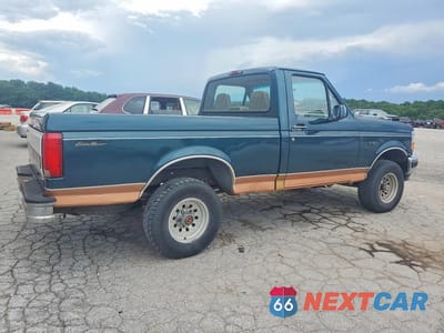 Trzecie zdjęcie samochodu z tyłu: 1995 FORD F150 VIN:1FTEF14N3SNB06285 - miniatura