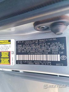 Zdjęcie 12 z 12 samochodu: 2022 TOYOTA CAMRY SE VIN:4T1G11AK8NU673289 - miniatura