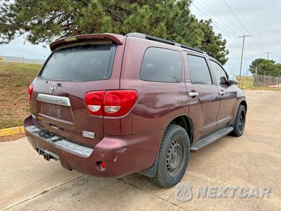 Czwarte zdjęcie samochodu z boku: 2008 TOYOTA SEQUOIA LIMITED VIN:5TDBY68A68S011143 - miniatura