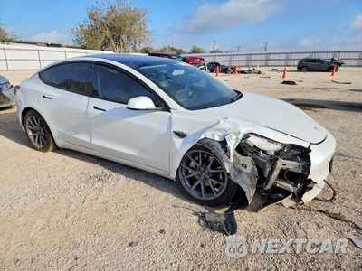 Czwarte zdjęcie samochodu z boku: 2022 TESLA MODEL 3 VIN:5YJ3E1EB7NF324568 - miniatura