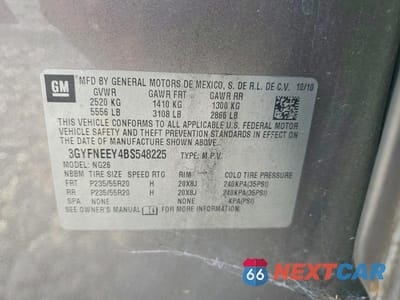 Zdjęcie 13 z 13 samochodu: 2011 CADILLAC SRX PERFORMANCE COLLECTION VIN:3GYFNEEY4BS548225 - miniatura