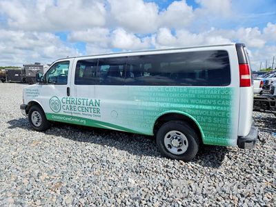 Drugie zdjęcie samochodu z przodu: 2016 CHEVROLET EXPRESS G3500 LT VIN:1GAZGPFGXG1238077 - miniatura